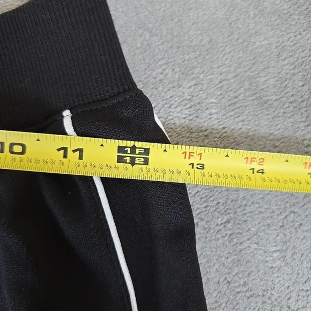 Charles River Olympian Pants Youth Medium 10/12‎ Black Ankle Zip Pull On Track